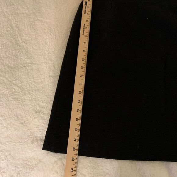 Kate Spade New York black mini skirt Sz 2 - Picture 6 of 8